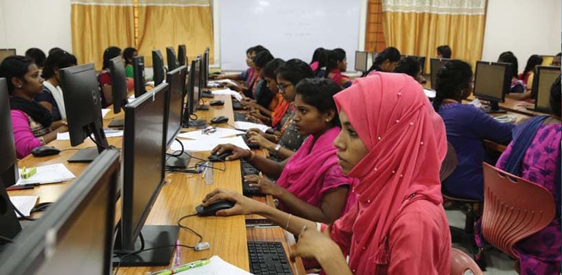 Domestic data entry training