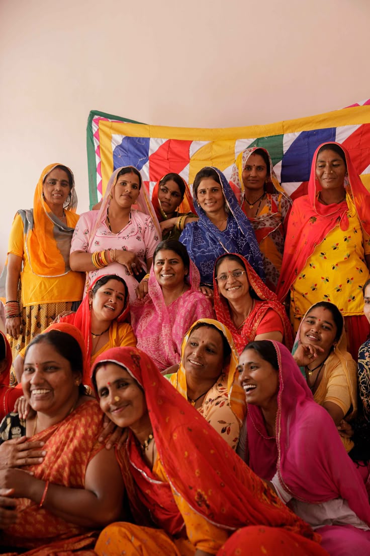 Women participating in skill and livelihood training